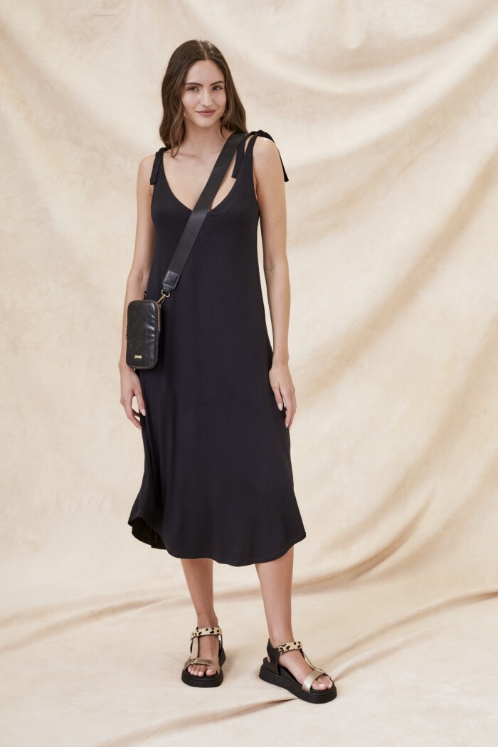 Vestido Largo Morley Negro