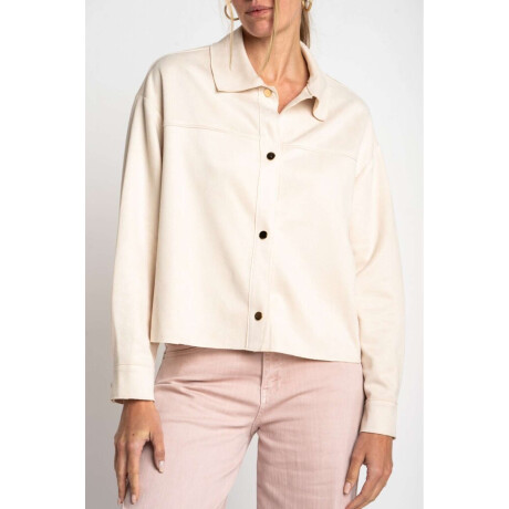 Camisa Gamuza Vegana Crudo