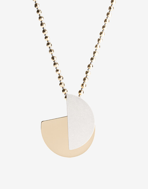 Collares Largos Metal Collar Largo Metal Bicolor - Combinacion Bicolor