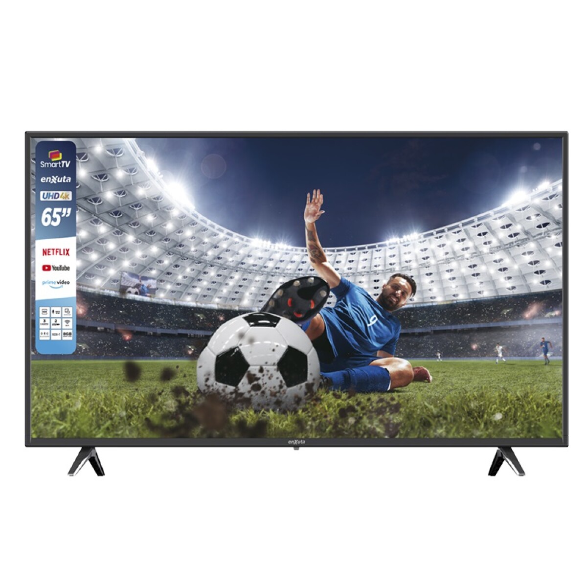 Smart Tv ENXUTA LEDENX1265SDF4KW 65 plgs Ultra Hd 4K 