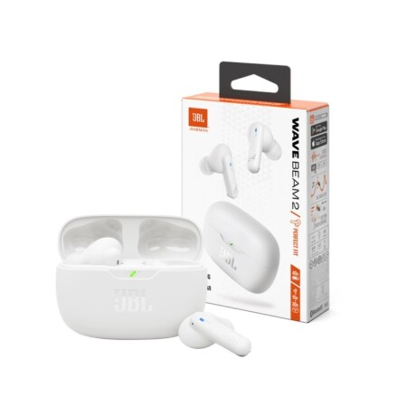 Auricular Jbl Wave Beam 2 Blanco Bluetooth 001