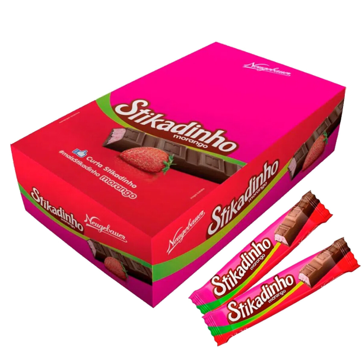Barrita stikadinho x32 394grs - Morango 