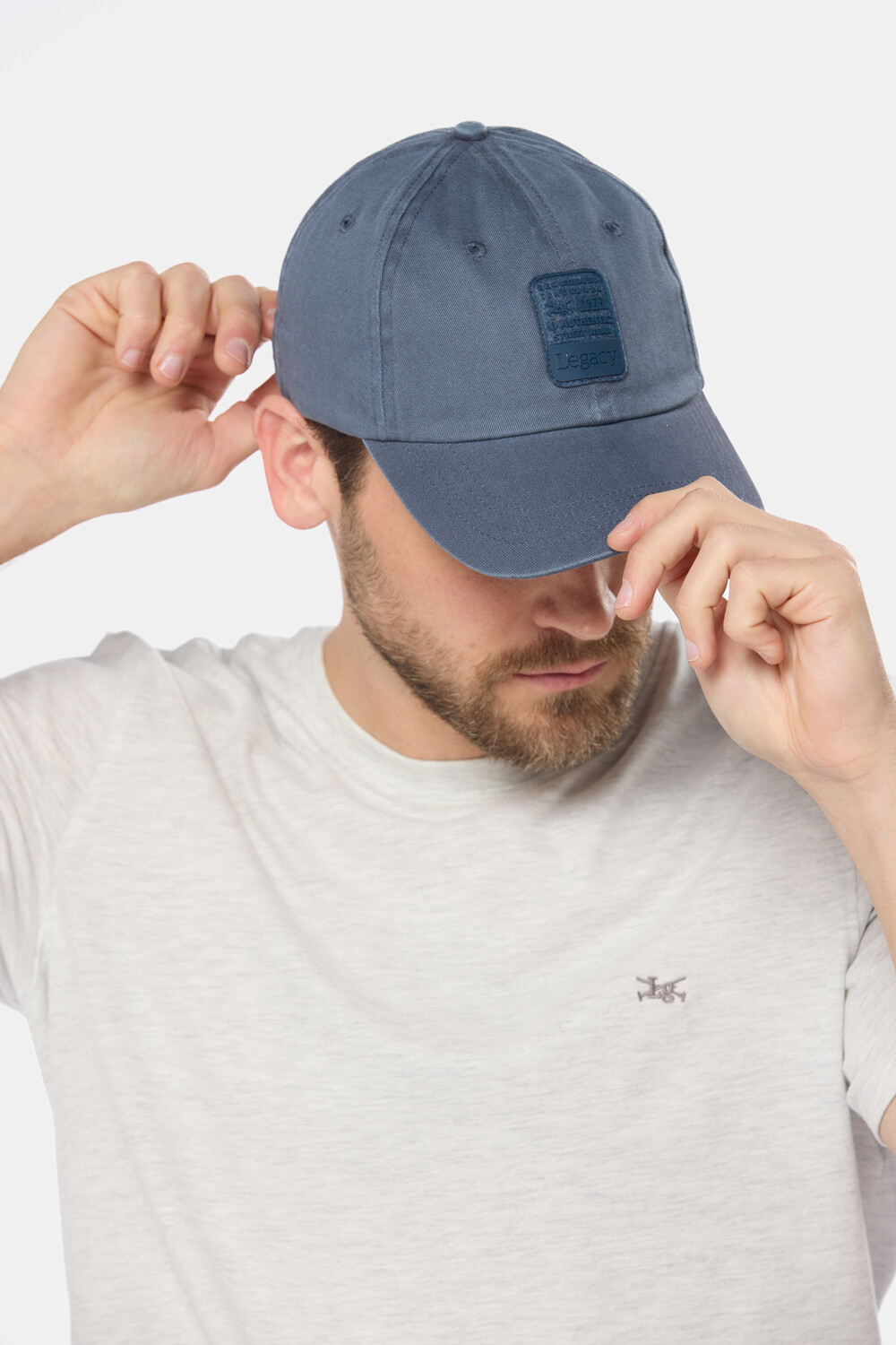 GORRO VISERA DE LONA Piedra