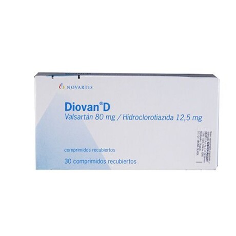 Diovan D 80 mg x 30 comprimidos Diovan D 80 mg x 30 comprimidos