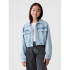 DNM CROPPED PARKA - LT LIGHT WASH