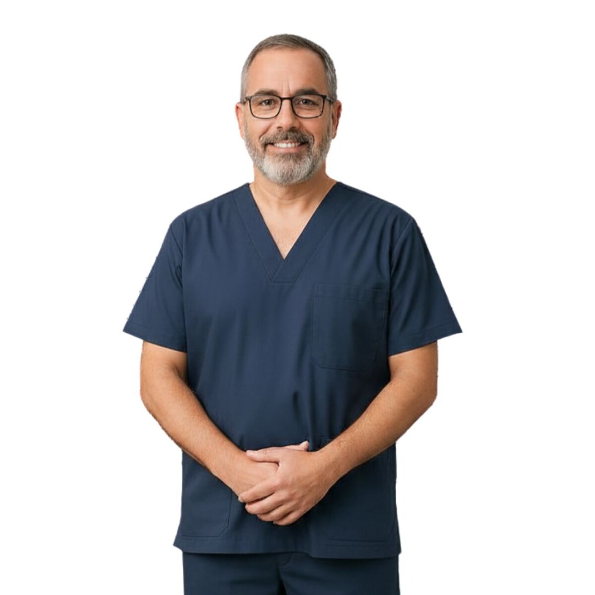 Casaca médico - Azul marino 
