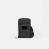 Mini Bag Amy En Efecto Cuero Saffiano Negro