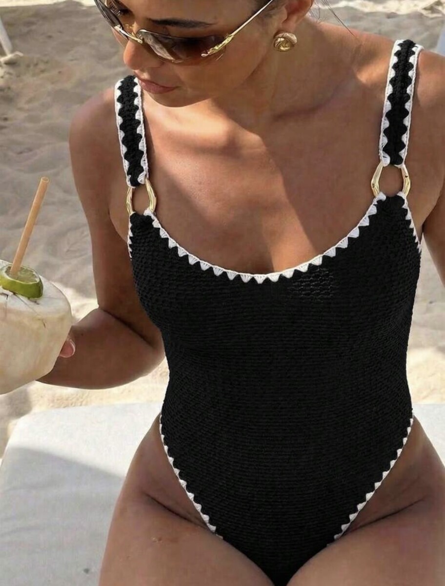 Enteriza PERLA- Lycra texturada 