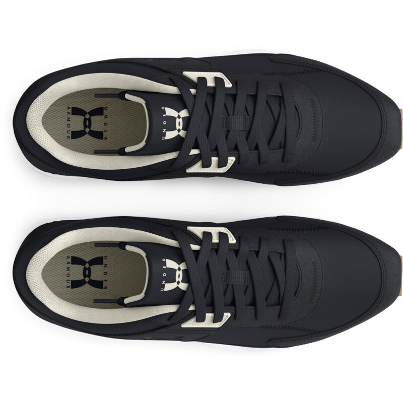 UA W Essential Runner-WHT BLK-001