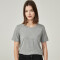 Remera Nontuela Gris Melange Medio