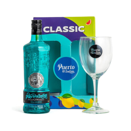 Gin Puerto de Indias Classic + Copa 700 ml