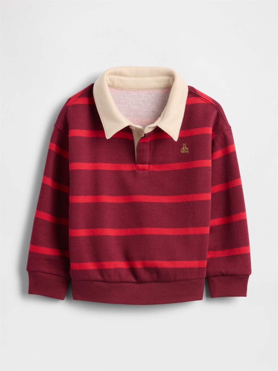 Buzo Tipo Polo Brannan Toddler Niño - Red Delicious 