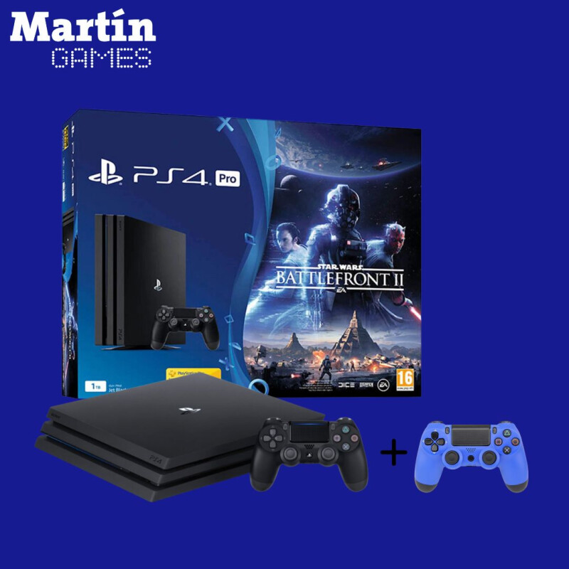 PS4 PRO RECERT + BATTLEFRONT 2 + JOYSTICK EXTRA COMPATIBLE PS4 PRO RECERT + BATTLEFRONT 2 + JOYSTICK EXTRA COMPATIBLE