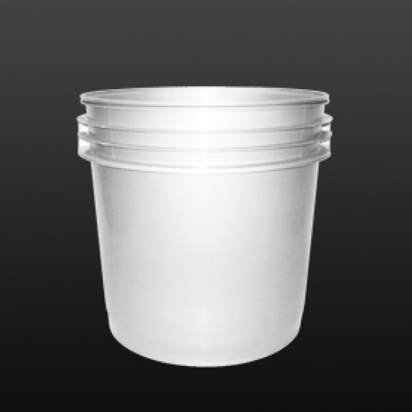 BALDE INDUSTRIAL BLANCO CON TAPA 16 LTS. BLANCO