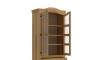 Cristalero 2 Puertas 2 Cajones Madera Maciza Linea Mexicana Natural
