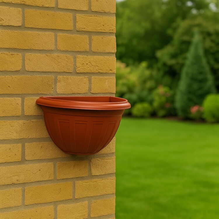 MACETA PARED 3.3LTS RISCHIOTO TERRACOTA MACETA PARED 3.3LTS RISCHIOTO TERRACOTA