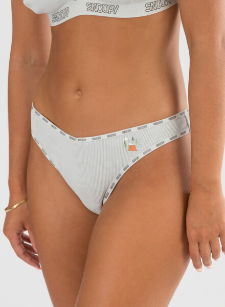 Colaless snoopy camp Gris melange