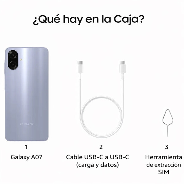 Samsung A07 4gb Ram 128gb 4g VIOLETA