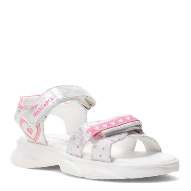 Sandalias de Niña MINI Miss Carol Verak Rosado - Plateado
