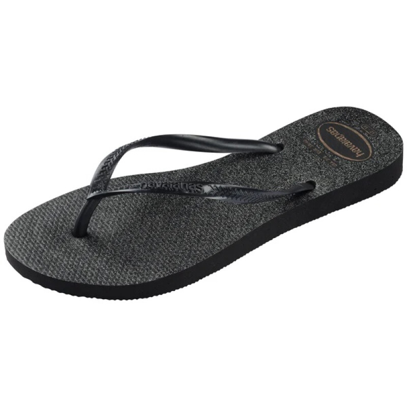 Ojotas Havaianas SLIM GLOSS de Mujer - 4145617 Negro-plata