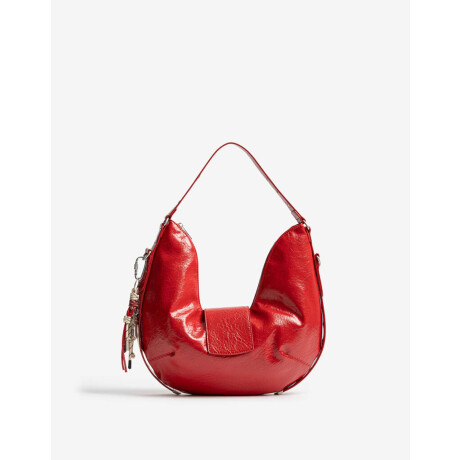 Cartera Saca Con Charm Rojo Cereza