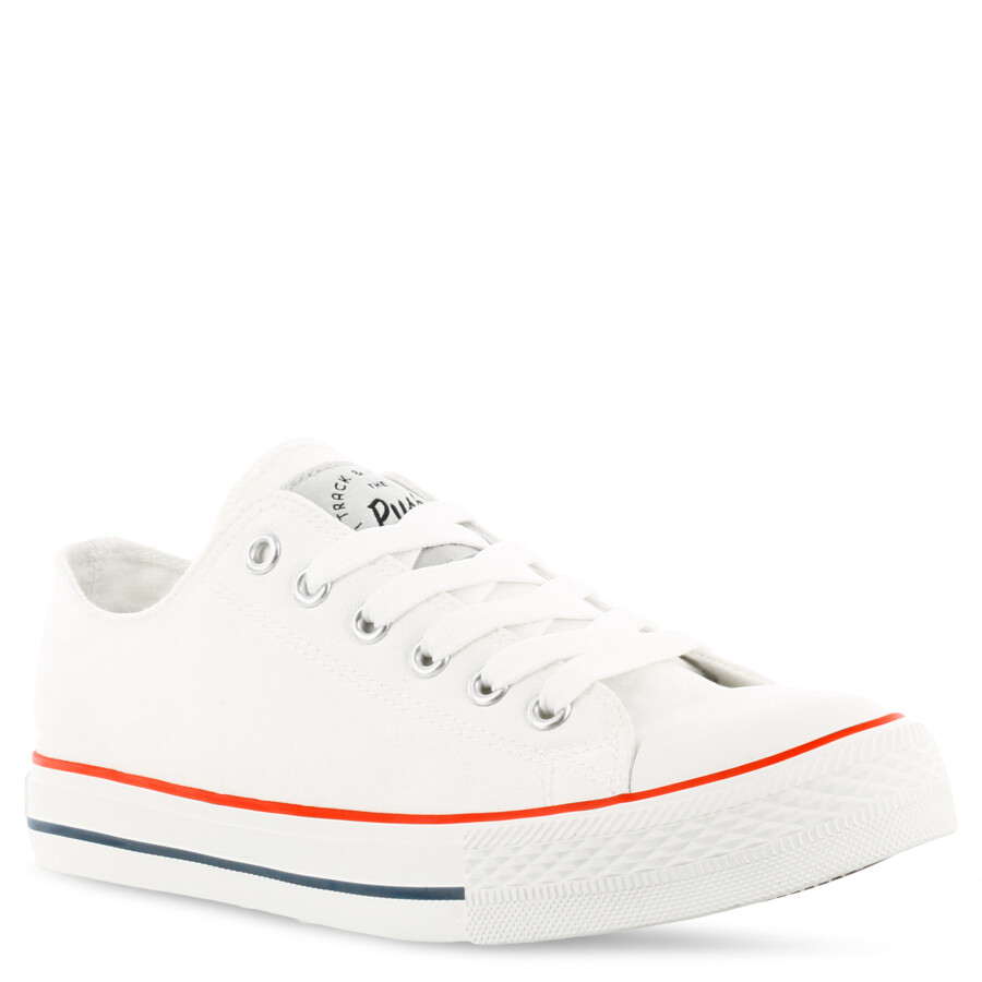 Championes Unisex Push MIKOS canvas Blanco