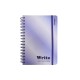 Cuaderno degradé glitter A5 violeta
