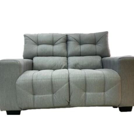 Sofa 2 Cuerpos Le Mans Hellen Gris Plata Unica