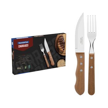 Juego de Cubiertos Jumbo para Asado 12 Piezas | Tramontina 22399/063 Dynamic Juego de Cubiertos Jumbo para Asado 12 Piezas | Tramontina 22399/063 Dynamic