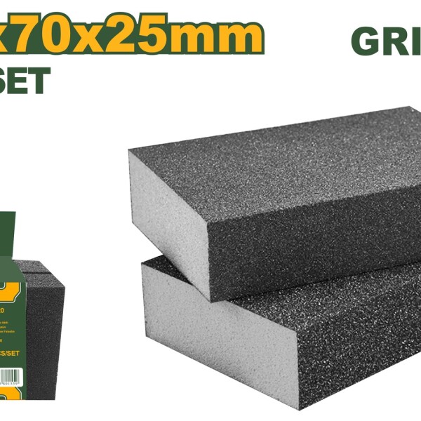Esponja abrasiva 100x70x25mm grano 120 jadever JDUK2502 Esponja abrasiva 100x70x25mm grano 120 jadever JDUK2502