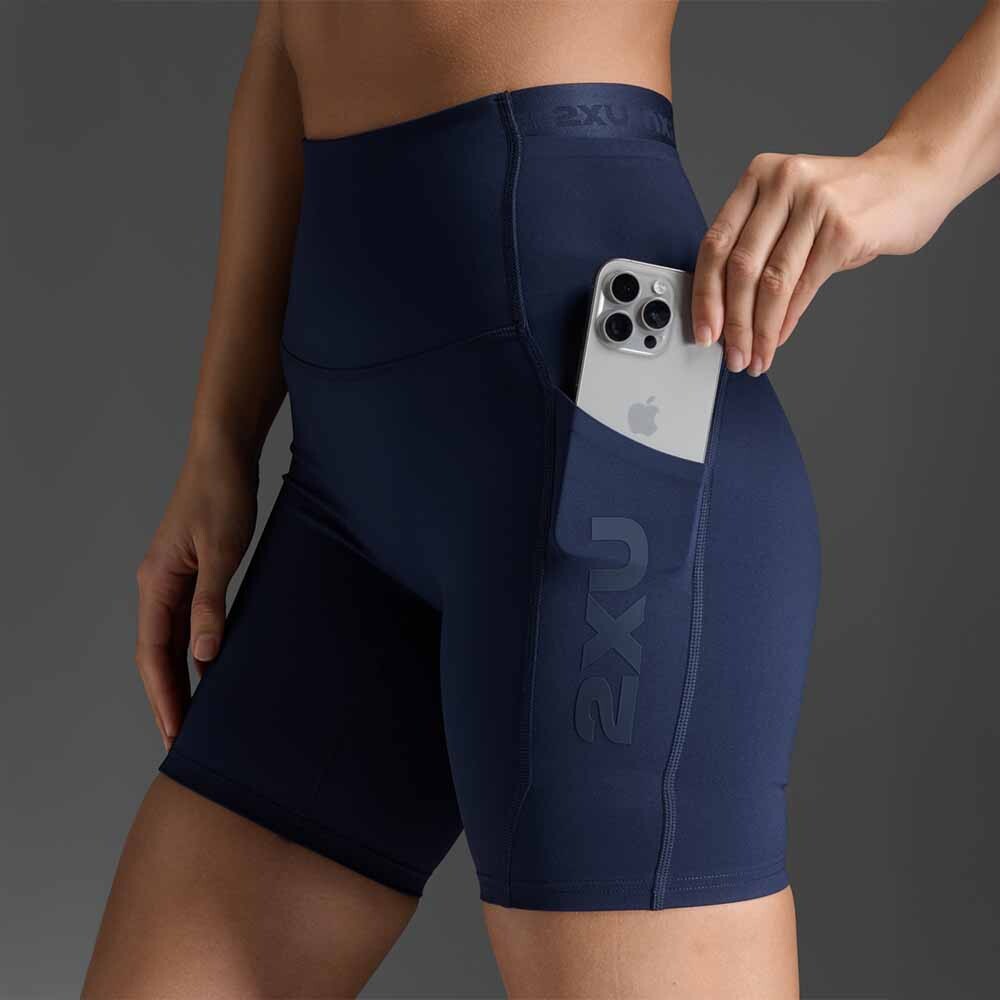 Bikers Form Stash Hi-Rise Bike Shorts Mujer Midnight/midnight