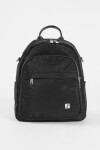 Mochila - bandolera grande con correa cordon negro