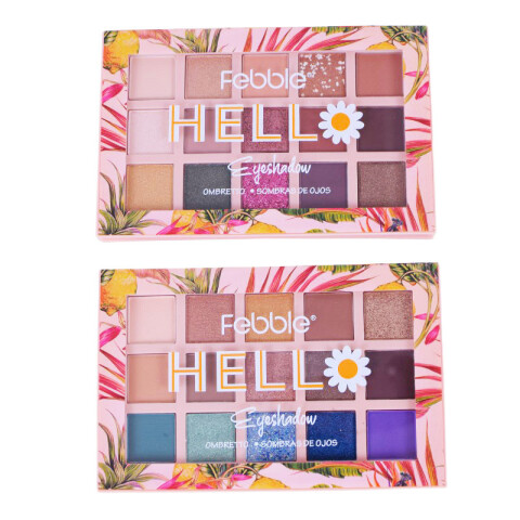 FEBBLE Paleta de sombras de ojos 15 tonos matte Febble Paleta De Sombras De Ojos 15 Tonos Matte