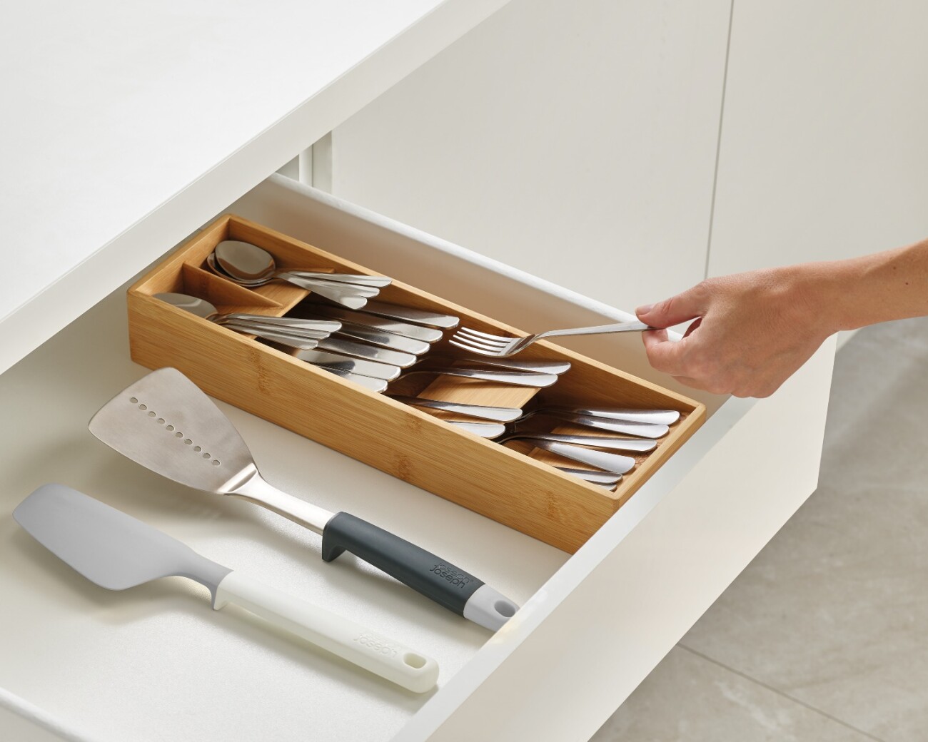 Organizador Compacto de Cubiertos Joseph Joseph DrawerStore™ Bambú - PREVENTA Organizador Compacto de Cubiertos Joseph Joseph DrawerStore™ Bambú - PREVENTA