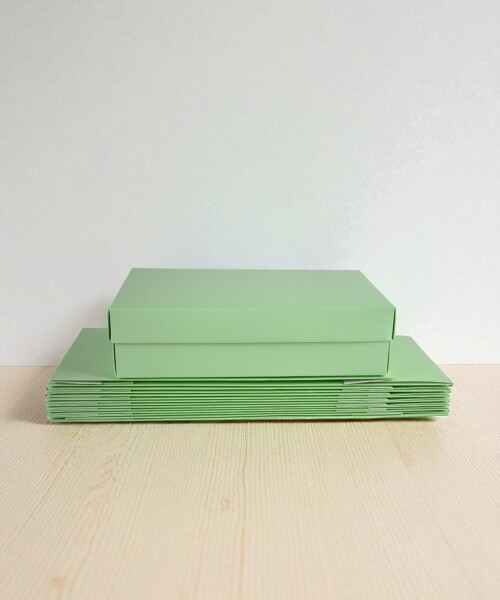 Pack x 20 unid - caja 07 eco 16x23x6 cm. VERDE AGUA