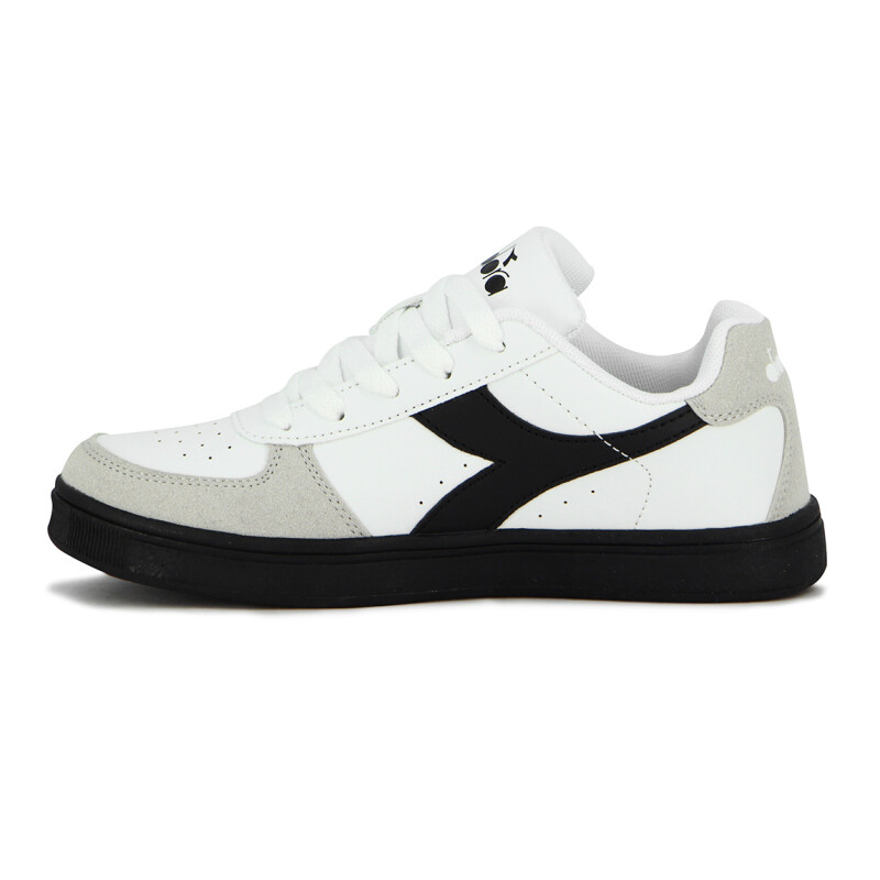 Championes Casuales Unisex Diadora Helio Blanco-Negro