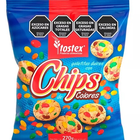 GALLETA TOSTEX 270G CHIPS COLORES GALLETA TOSTEX 270G CHIPS COLORES