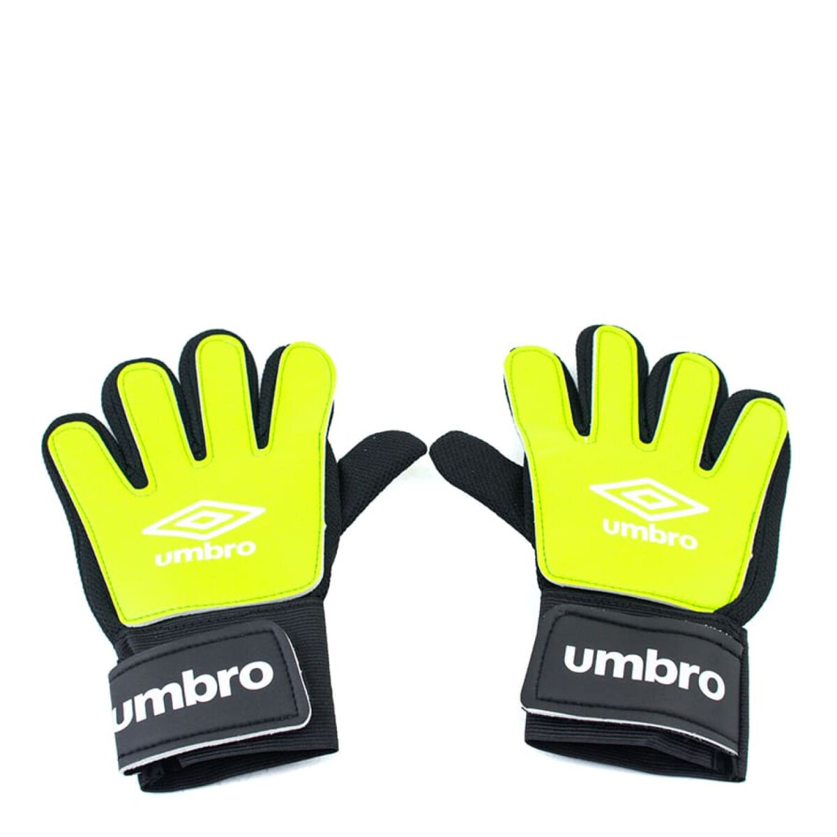 Guantes Infantiles Umbro Golero - Verde Lima - Negro - Blanco 