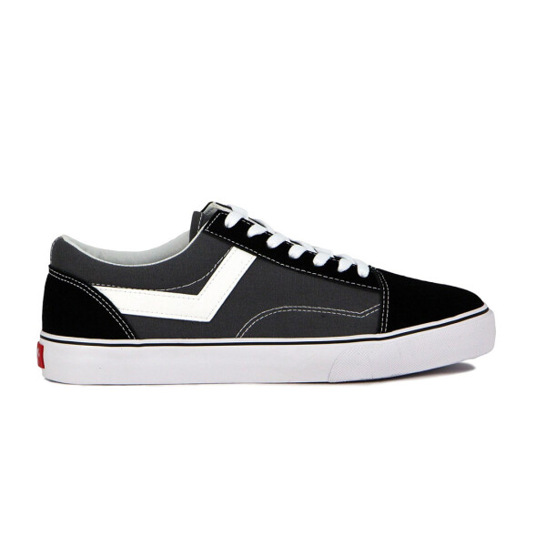 CLASICO BAJO - PONY GRIS/NEGRO