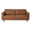 SOFA 2 CUERPOS - 100% CUERO - MODELO MARBELLA - COLOR MARRON CLARO SOFA 2 CUERPOS - 100% CUERO - MODELO MARBELLA - COLOR MARRON CLARO