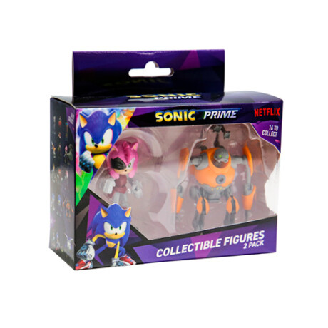 Pack X2 Figuras Serie Sonic SON2015 RUSTY-ROSE-EGGFORCER