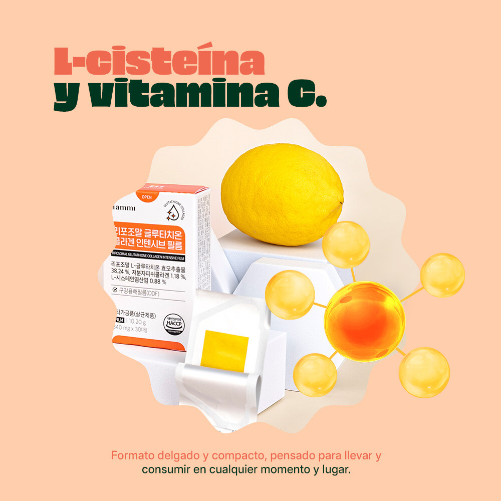 Film Intensivo de Glutatión Liposomal y Colágeno Film Intensivo de Glutatión Liposomal y Colágeno