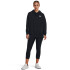 UA Icon Fleece OS Hoodie-PNK BLK-001