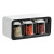 Especiero Dispensador Condimentero Acrilico Organiza Cocina Variante Color Negro