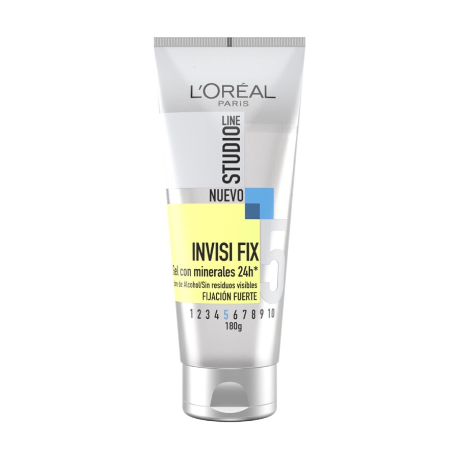 Gel Capilar Invisi Fix Extra Fijación 180 g - L'Oréal Paris Studio Line Gel Capilar Invisi Fix Extra Fijación 180 g - L'Oréal Paris Studio Line