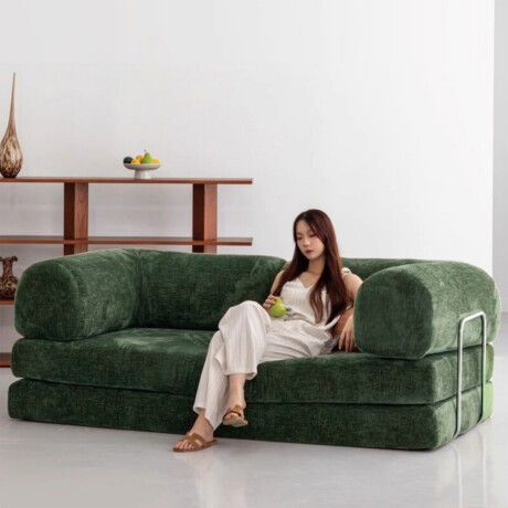 Sillón Cama 2 Cuerpos CloudNest Verde