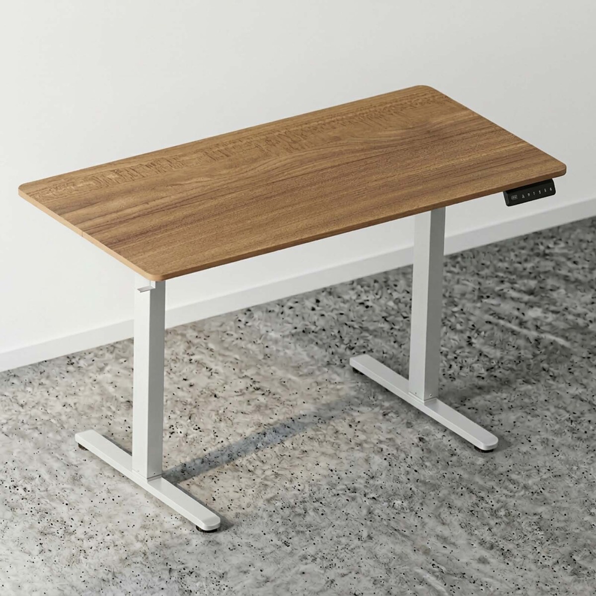 ESCRITORIO REGULABLE - METAL-Y-MDF MARRON UP 