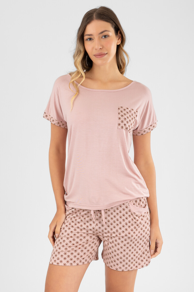 Solange pijama Rosa antique