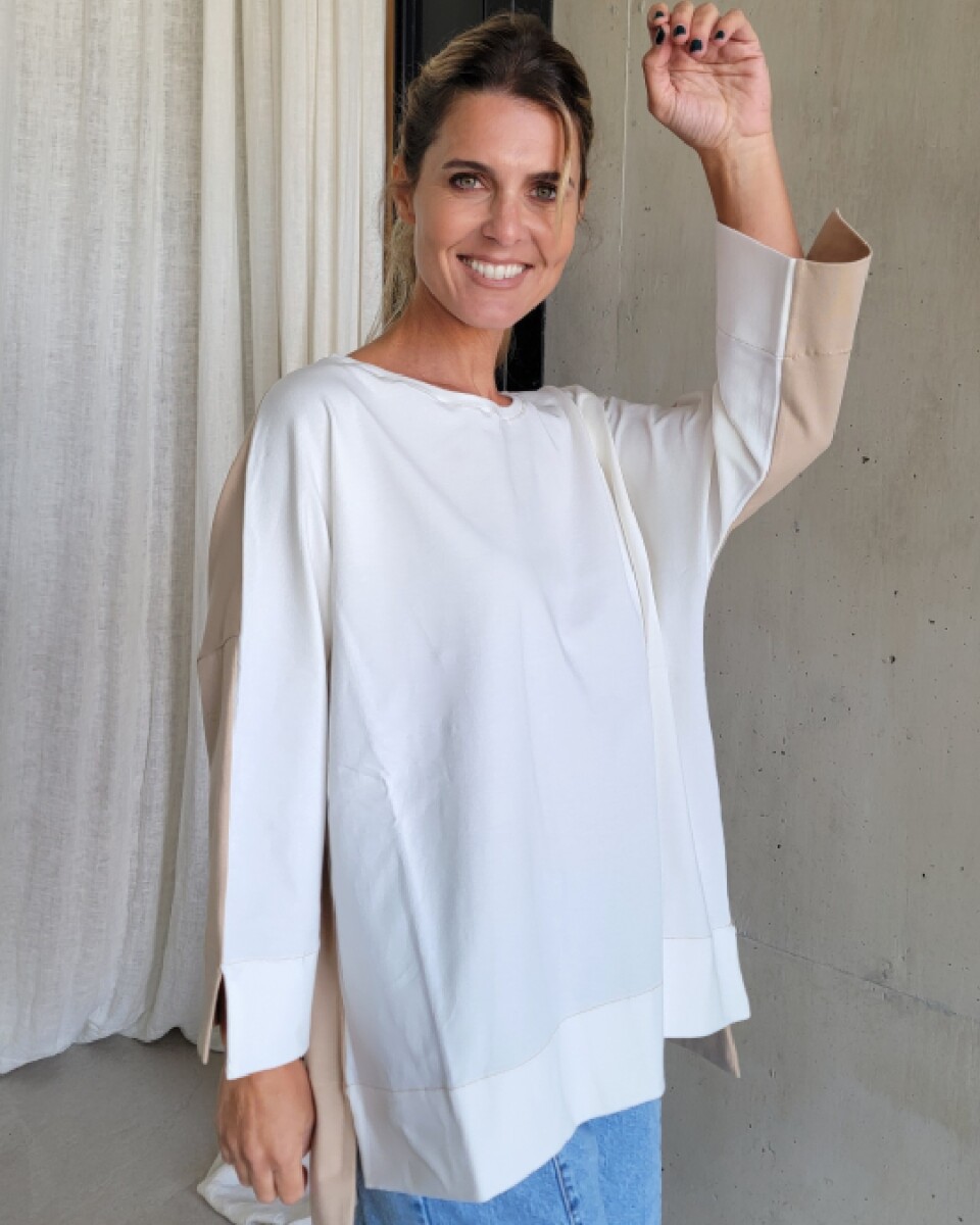 Remerón Chipre - Combinada crudo y beige 