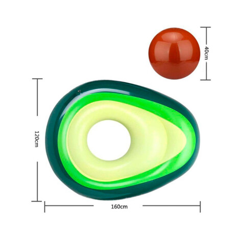 Flotador Inflable Palta Playa Piscina Con Pelota Pis005034-pal